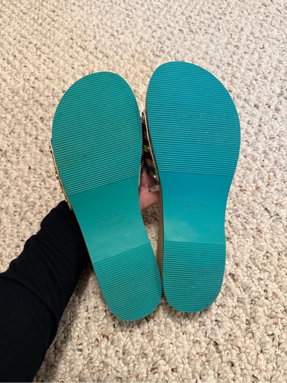 DR SCHOLLS X KATE SPADE BELLA PLAID SLIDES - Picture 7 of 8